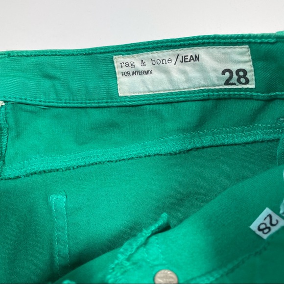 Rag & Bone for Intermix Green Denim Pants 28 - Picture 11 of 13